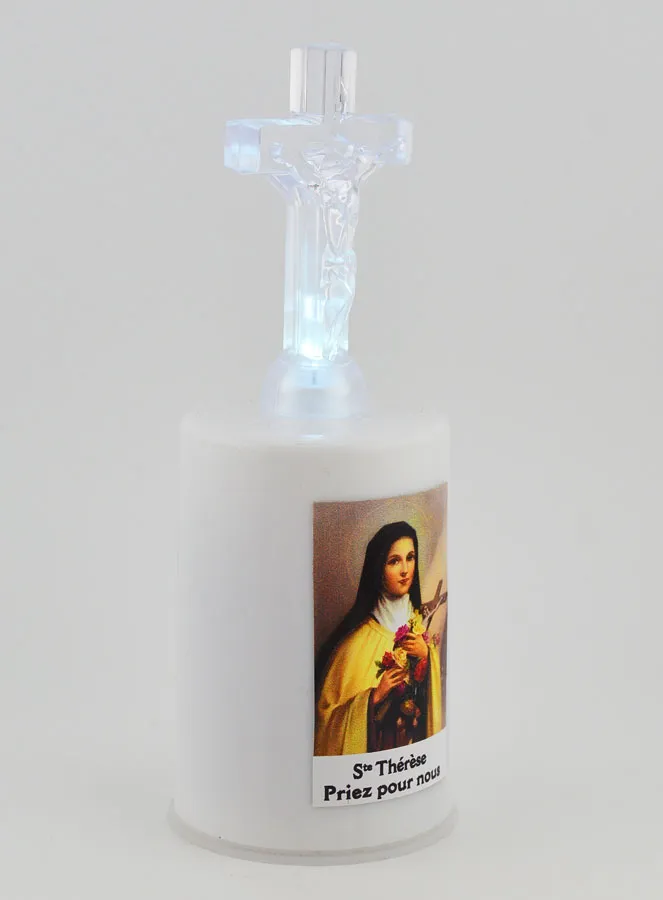Led Church Candle Saint Therese (pic 4)
