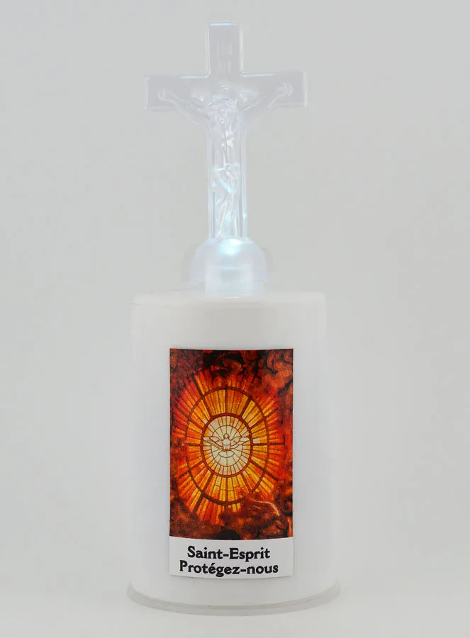 Led Church Candle Holy Spirit (pic 1)