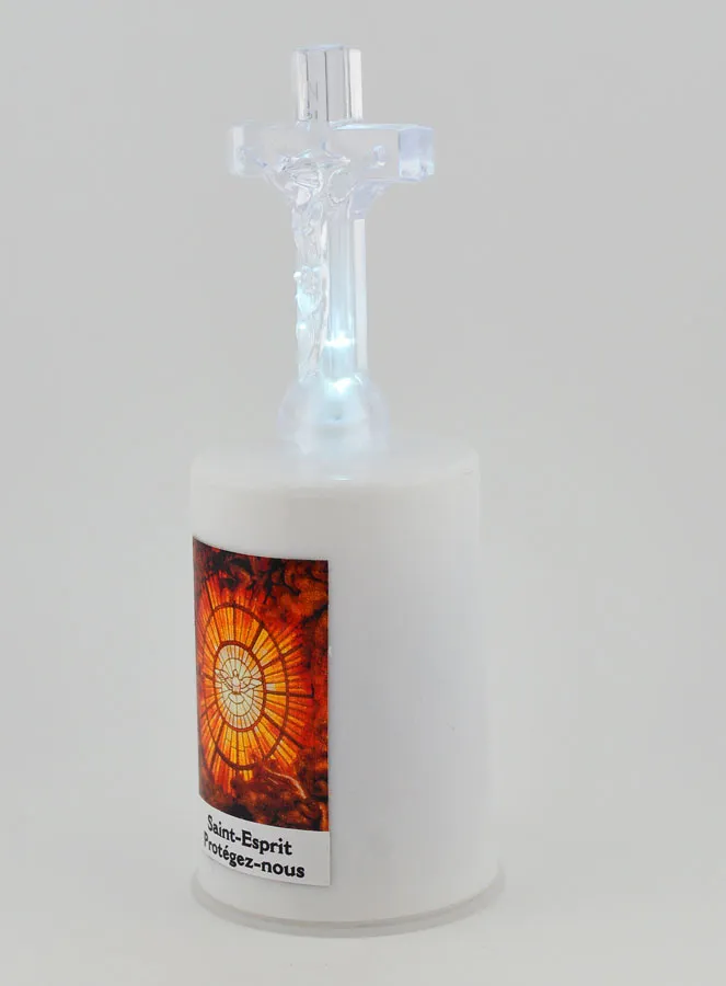 Led Church Candle Holy Spirit (pic 3)