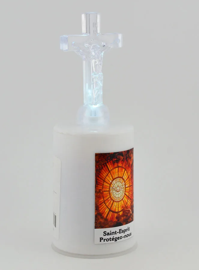 Led Church Candle Holy Spirit (pic 4)
