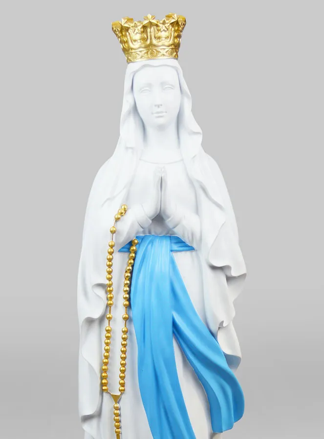 Statue Mary Queen of Heaven White - 80cm (pic 3)