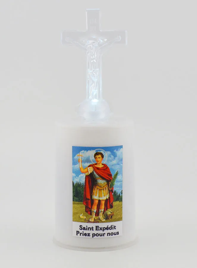 Led Church Candle Saint Expedit (pic 1)