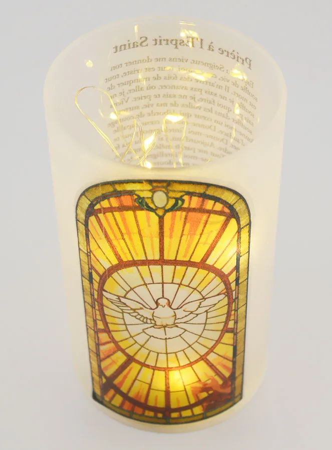 Confirmation Gift – Holy Spirit Candle Holder (pic 3)