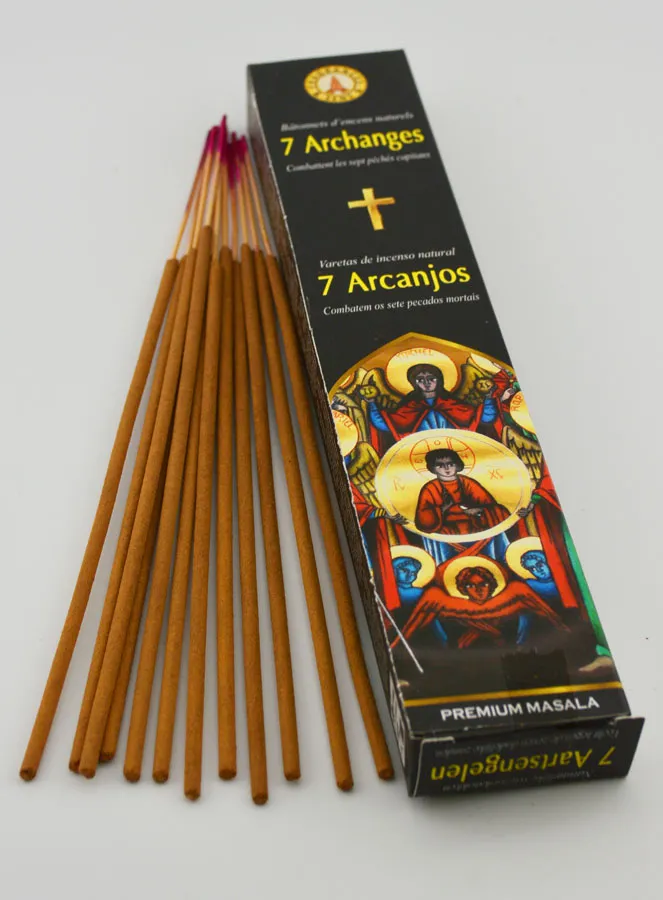 Natural Masala Incense 7 Archangels -15g (pic 2)