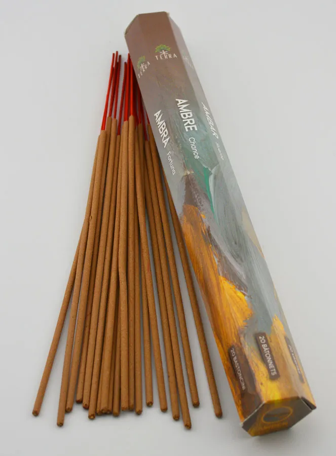 Incense Sticks Amber 30g - Charcoal Free (pic 2)