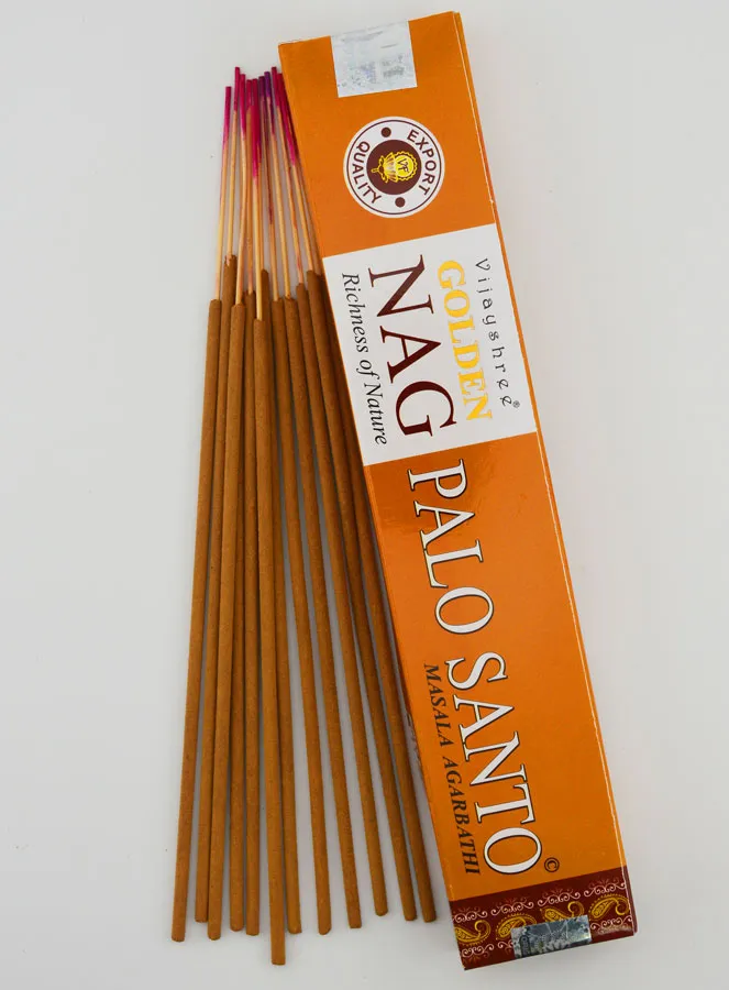 Golden Nag Masala Incense - Palo Santo (pic 1)