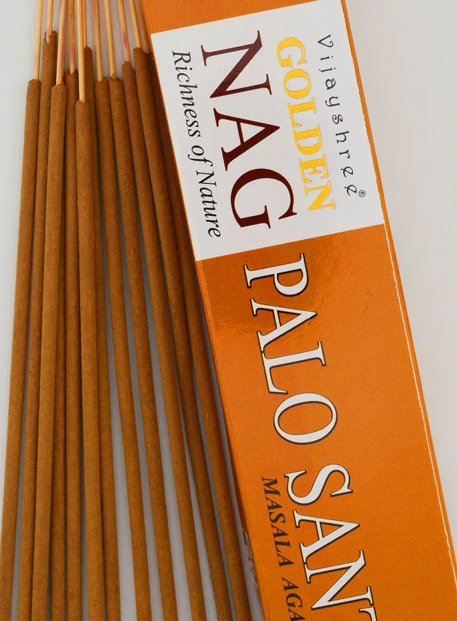 Golden Nag Masala Incense - Palo Santo (pic 3)