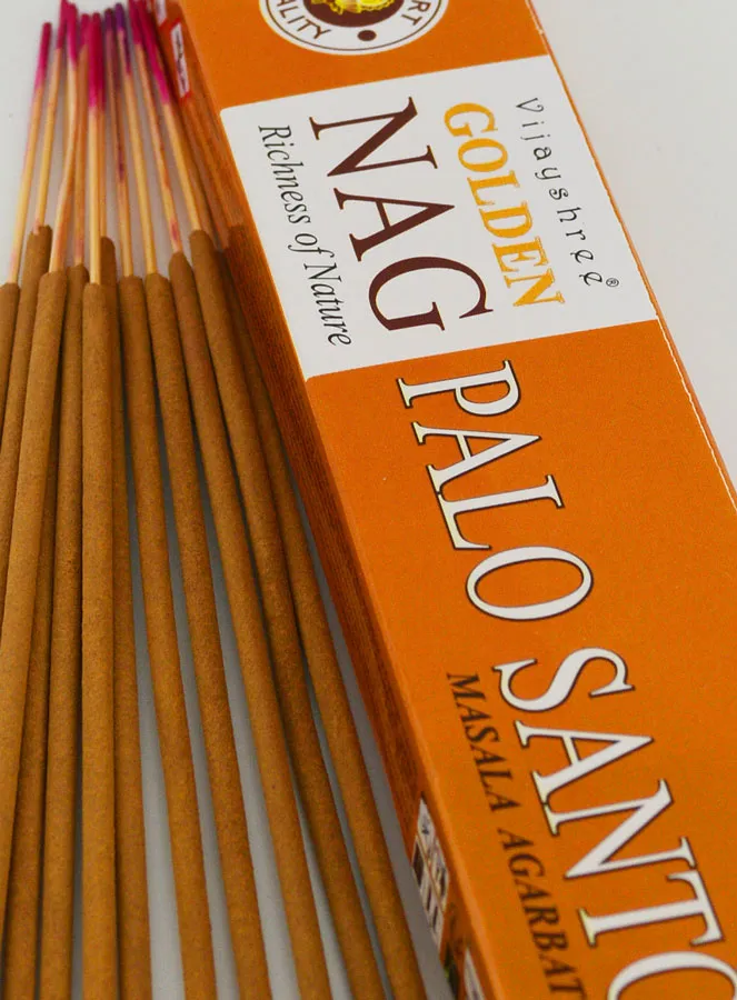 Golden Nag Masala Incense - Palo Santo (pic 4)