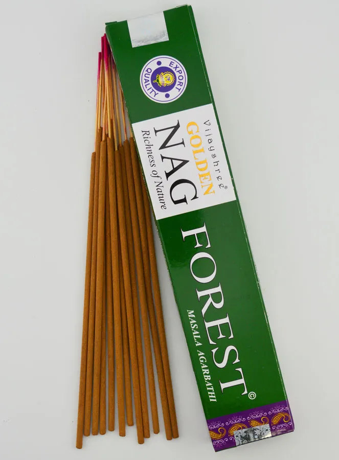 Golden Nag Masala Incense - Forest (pic 1)