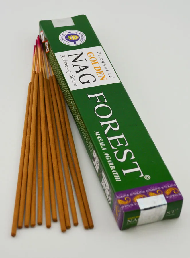 Golden Nag Masala Incense - Forest (pic 2)