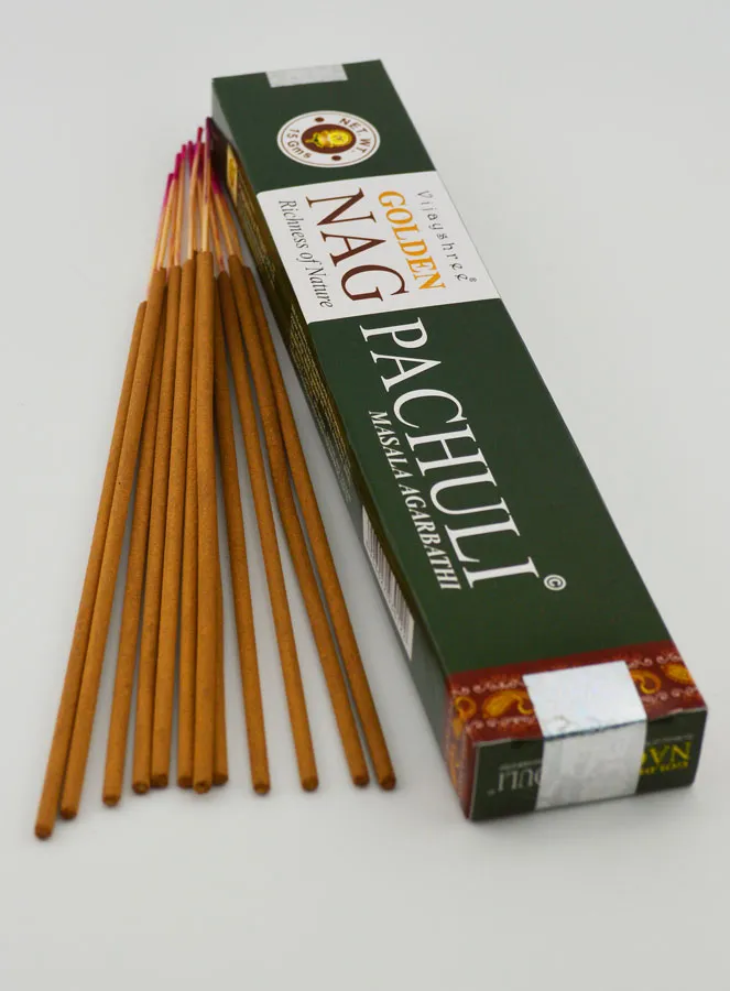 Masala Golden Nag Incense – Patchouli (pic 2)