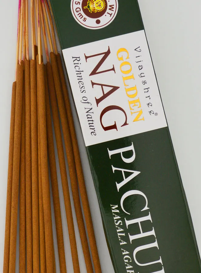 Masala Golden Nag Incense – Patchouli (pic 3)