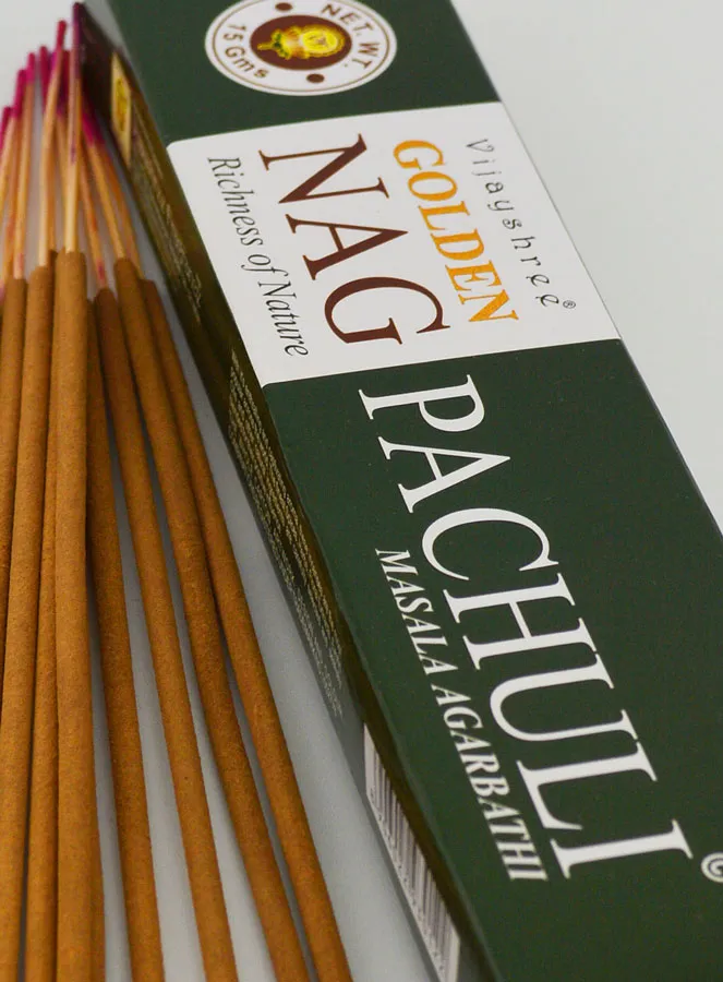 Masala Golden Nag Incense – Patchouli (pic 4)