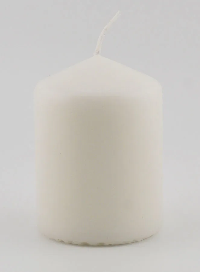 Tabletop Candle 8cm - Milky White (pic 1)
