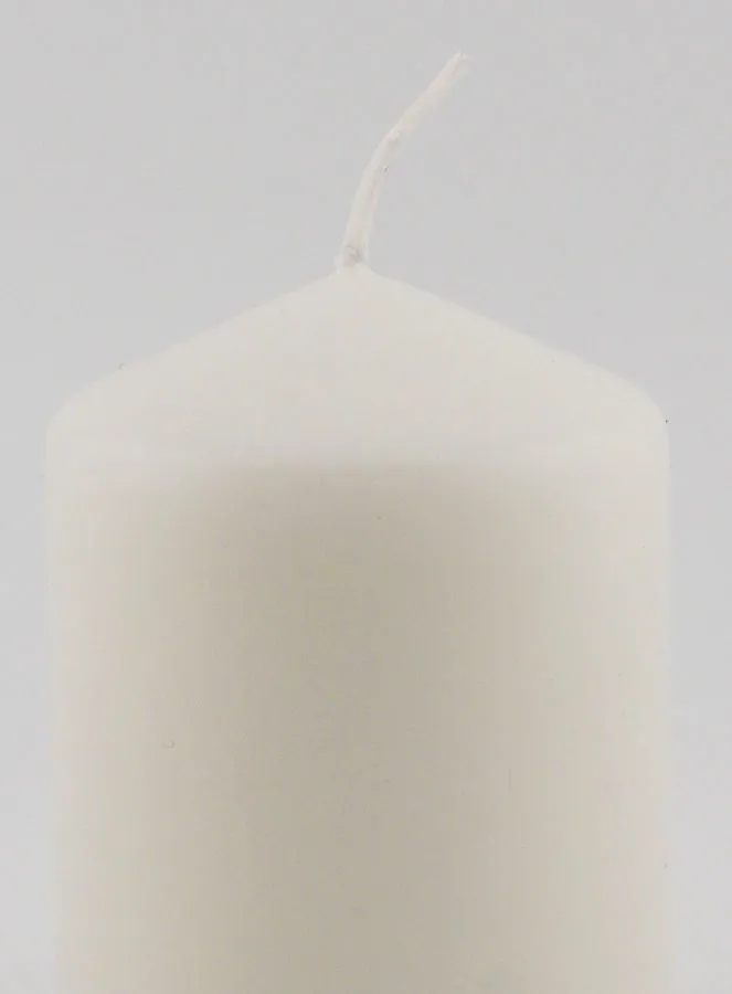 Tabletop Candle 8cm - Milky White (pic 3)
