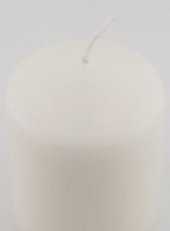 Tabletop Candle 8cm - Milky White (pic 4)
