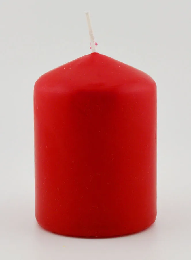 Tabletop Candle 8cm - Red (pic 1)