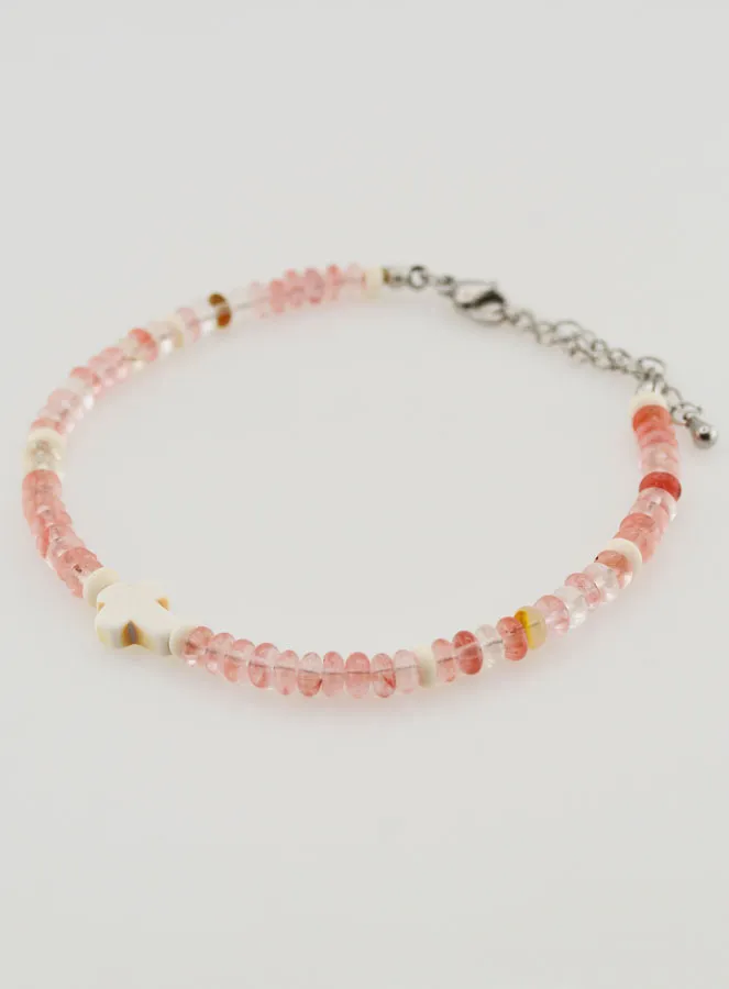 Bracelet with Cross and Glass Stones (pic 3)