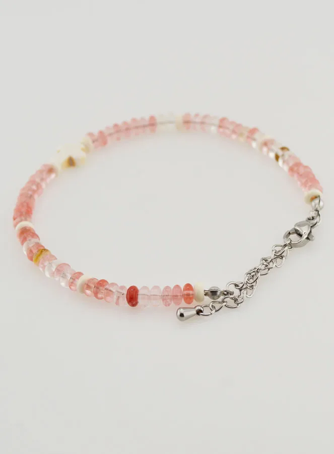 Bracelet with Cross and Glass Stones (pic 4)