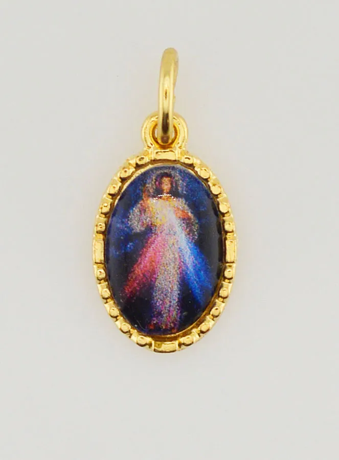 Medal Twisted Edge 15mm - Merciful Jesus Christ (pic 1)