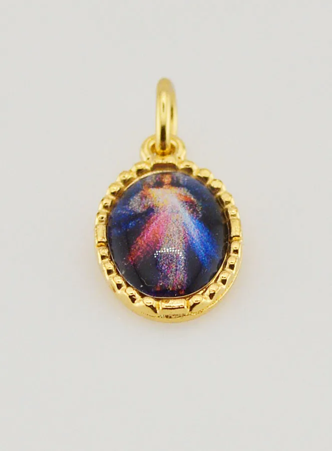 Medal Twisted Edge 15mm - Merciful Jesus Christ (pic 2)