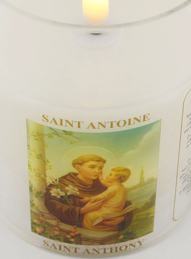 LED Votive Candle - Prayer to Saint Anthony (pic 4)