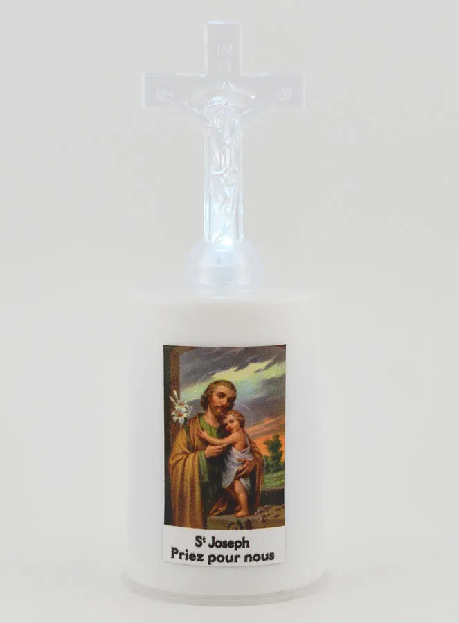 Led Church Candle Saint Joseph (pic 1)