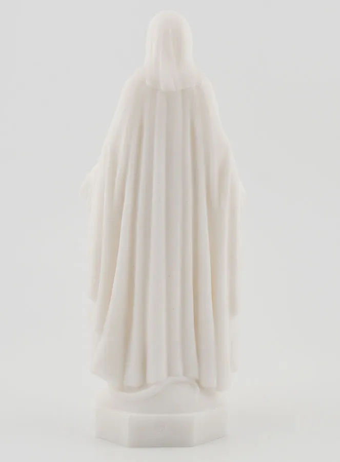 Statue of the Miraculous Virgin with Golden Rays - 12cm (pic 4)
