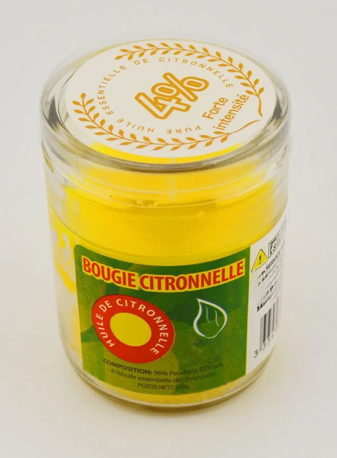 Lemongrass Glass Candle (pic 2)