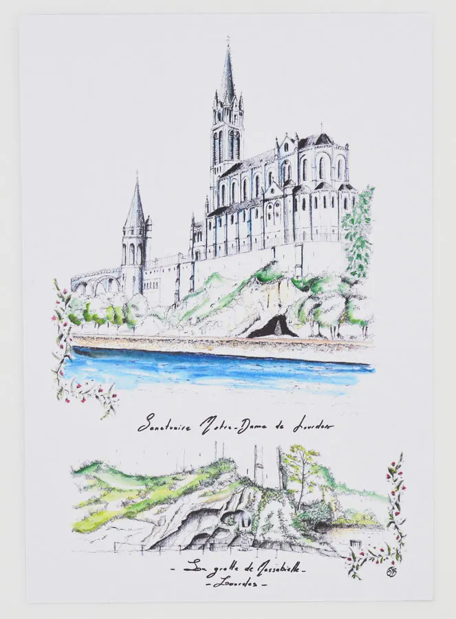 Sanctuary and Grotto of Lourdes Card (pic 1)