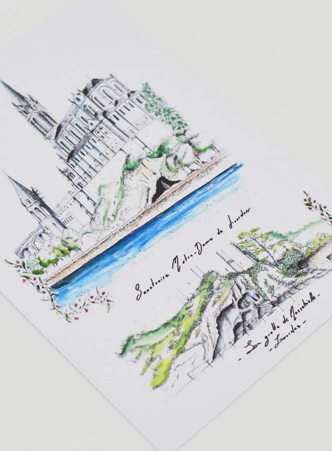 Sanctuary and Grotto of Lourdes Card (pic 3)