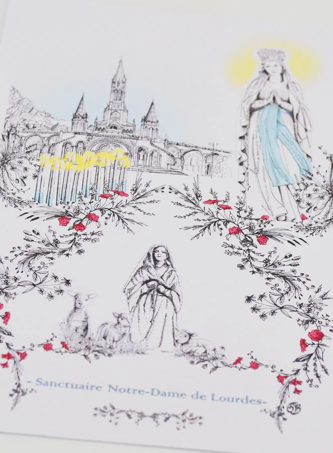 Card Sanctuary of Our Lady of Lourdes (pic 2)