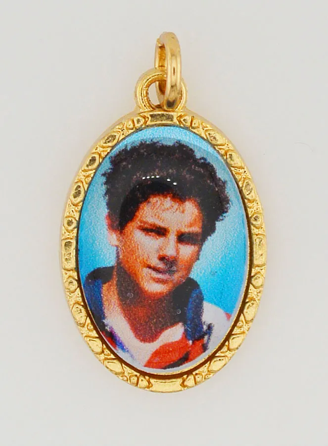 Twisted Edge Medal 25mm - Saint Carlo Acutis (pic 1)
