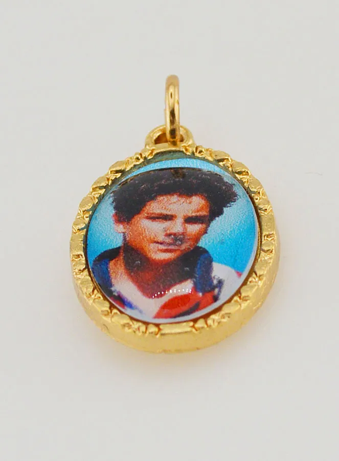 Twisted Edge Medal 25mm - Saint Carlo Acutis (pic 2)