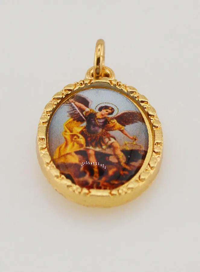 Twisted Edge Medal 25mm - Saint Michael (pic 2)