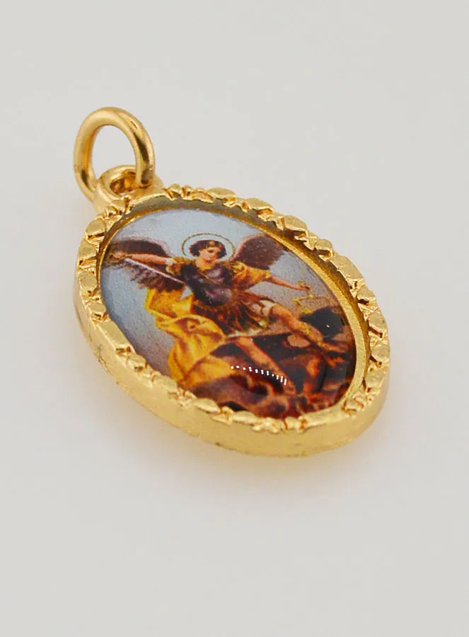 Twisted Edge Medal 25mm - Saint Michael (pic 3)