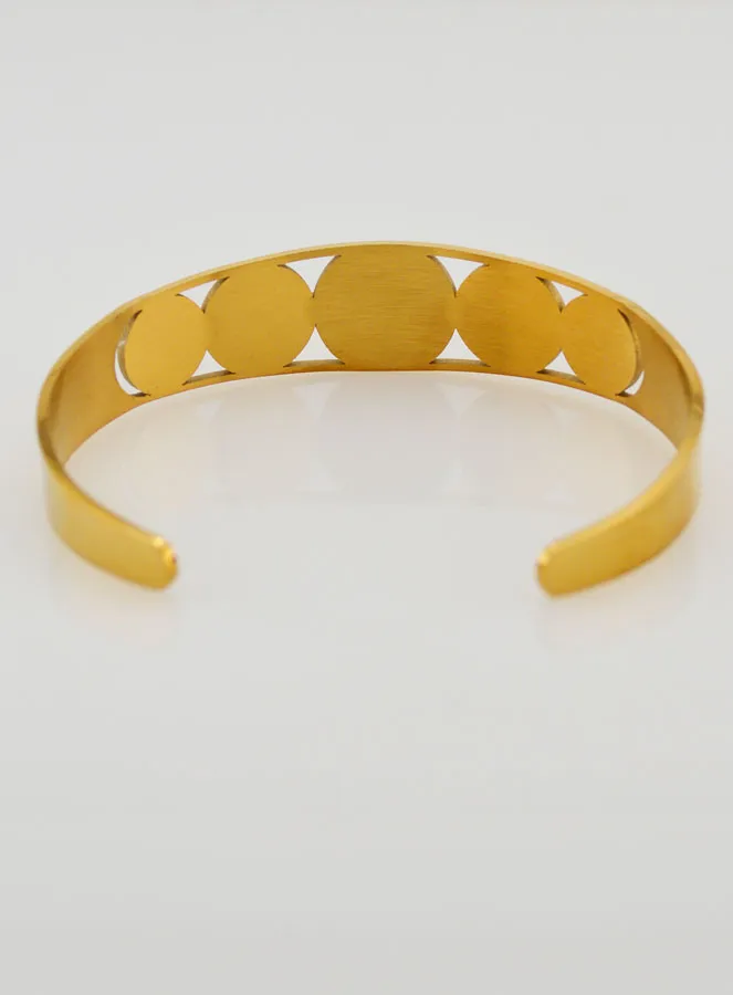 Golden Cuff Bracelet Our Lady of Mount Carmel (pic 4)