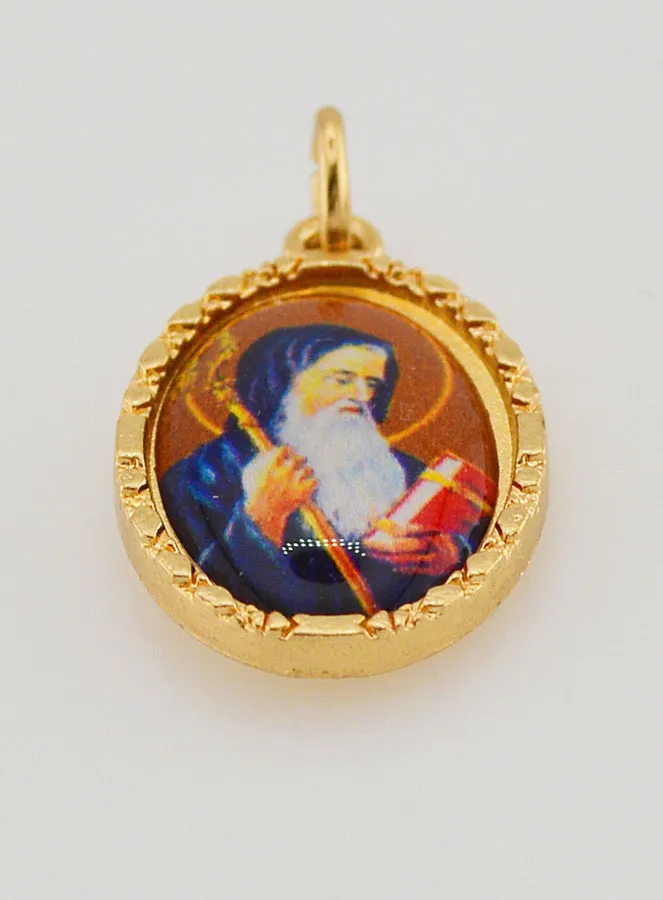Twisted Edge Medal 25mm - Saint Benedict (pic 2)