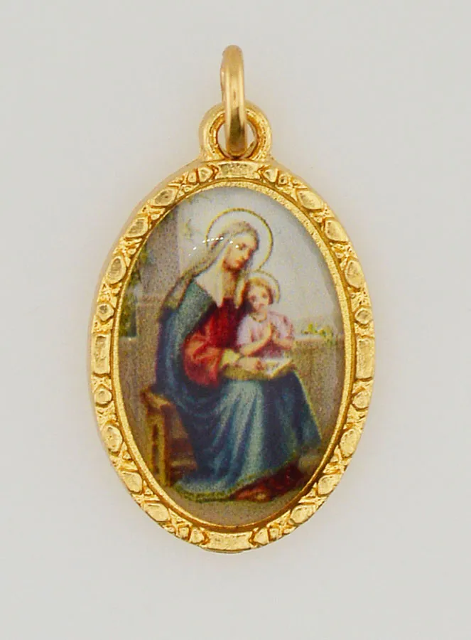 Twisted-Edge Medal 25mm – Saint Anne (pic 1)