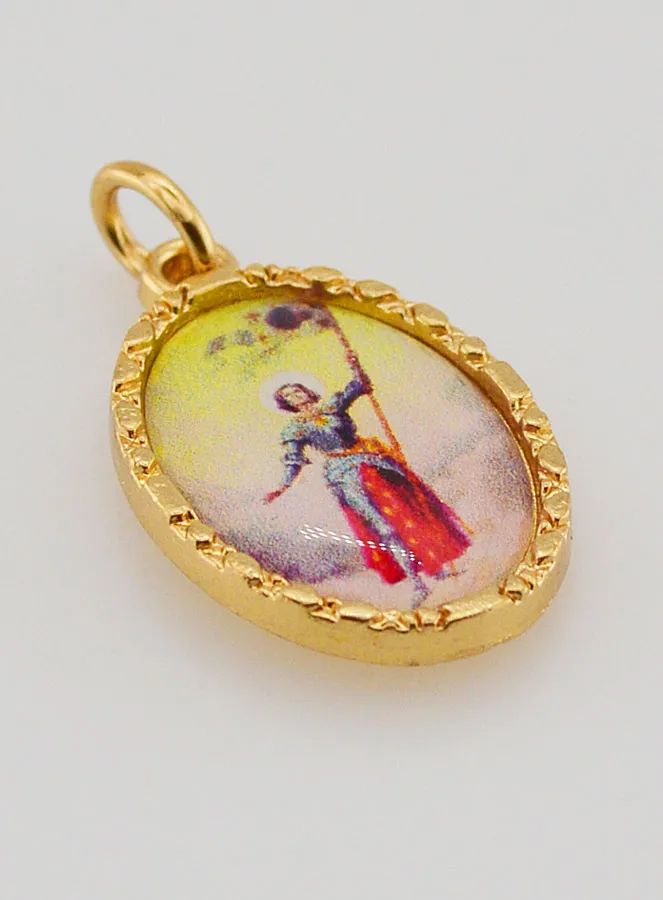 25mm Twisted-Edge Medal – Saint Joan of Arc (pic 3)