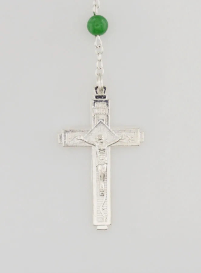 Natural Stone Rosary - Jade (pic 3)