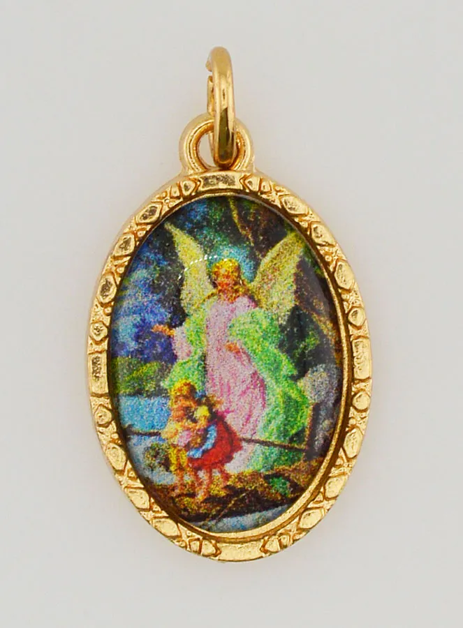 25mm Twisted-Edge Medal – Guardian Angel (pic 1)