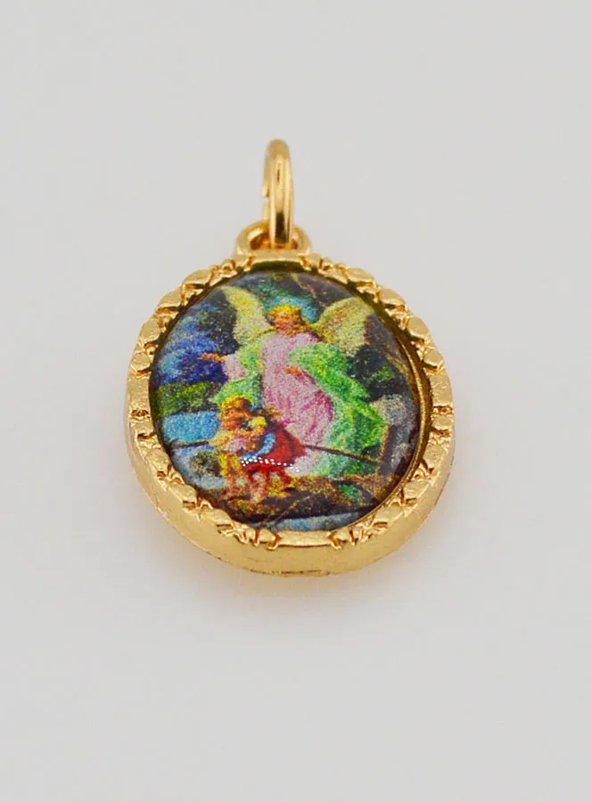 25mm Twisted-Edge Medal – Guardian Angel (pic 2)