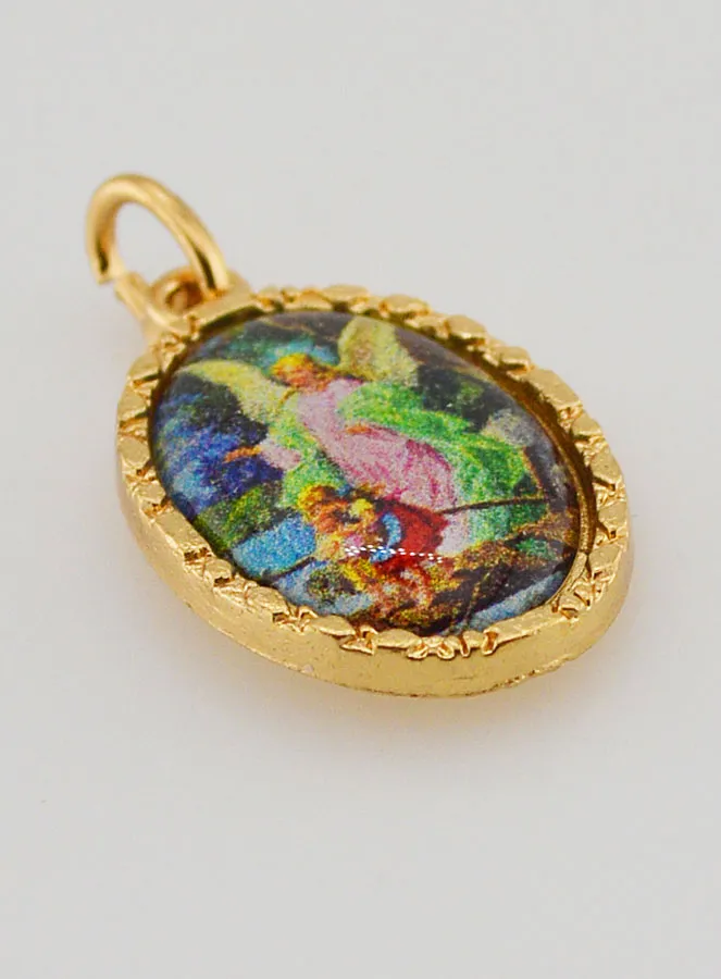 25mm Twisted-Edge Medal – Guardian Angel (pic 3)