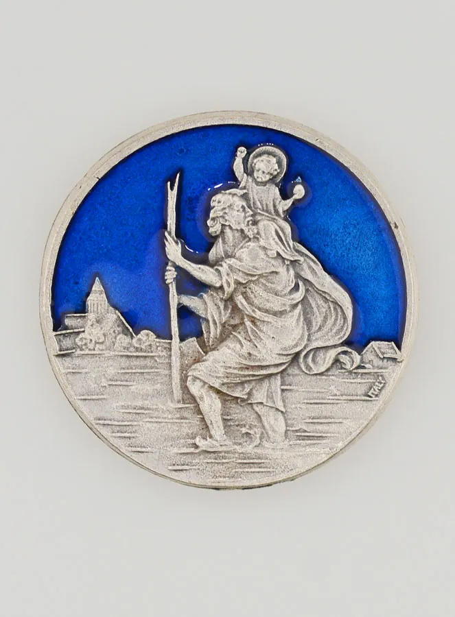 Car Badge Magnet Saint Christopher - 35mm (pic 1)