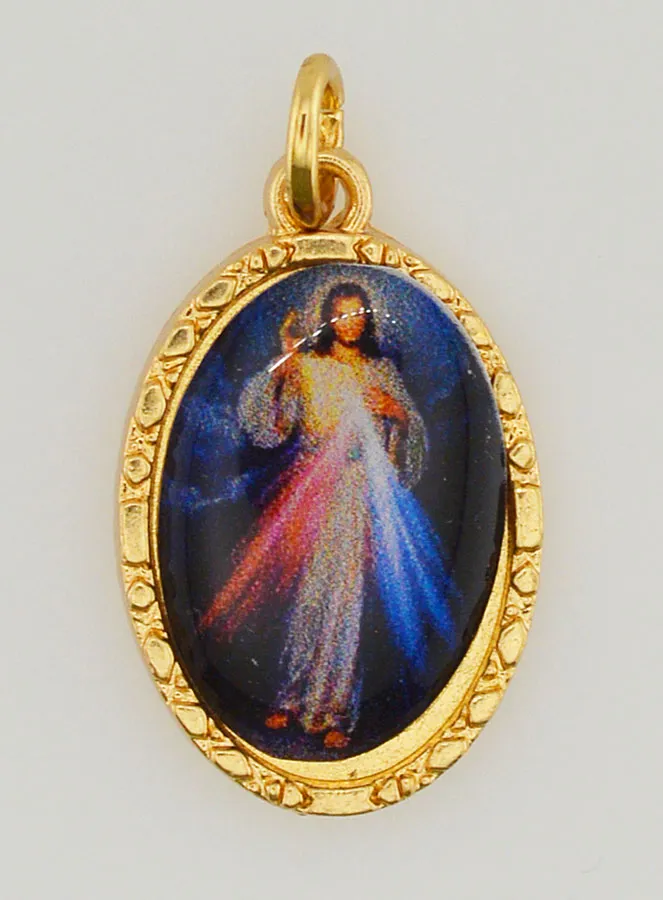 Twisted Edge Medal 25mm – Merciful Christ (pic 1)