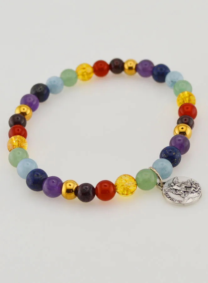 Bracelet 7 Archangels - St Michael Medal (pic 4)