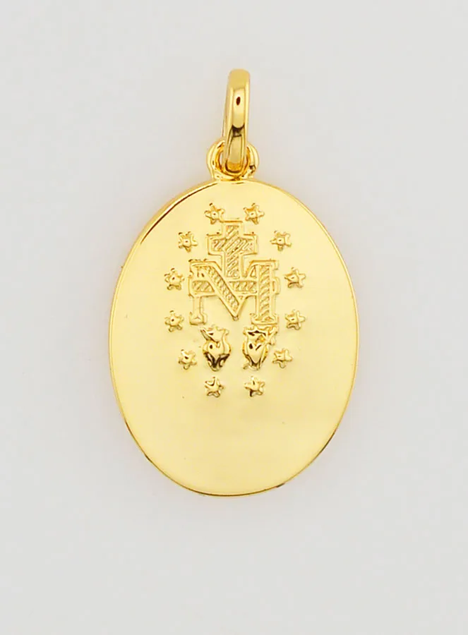 Miraculous Medal with Personalised Engraving – 18mm (pic 4)