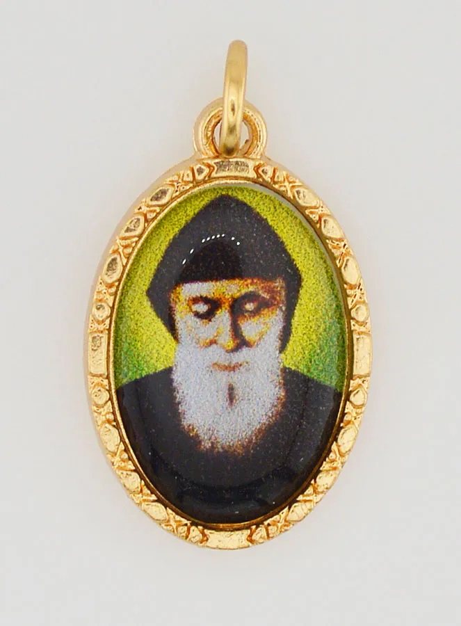 25mm Twisted-Edge Medal – Saint Charbel (pic 1)