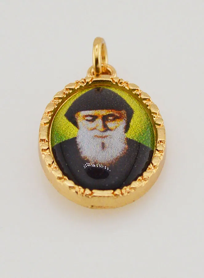 25mm Twisted-Edge Medal – Saint Charbel (pic 2)